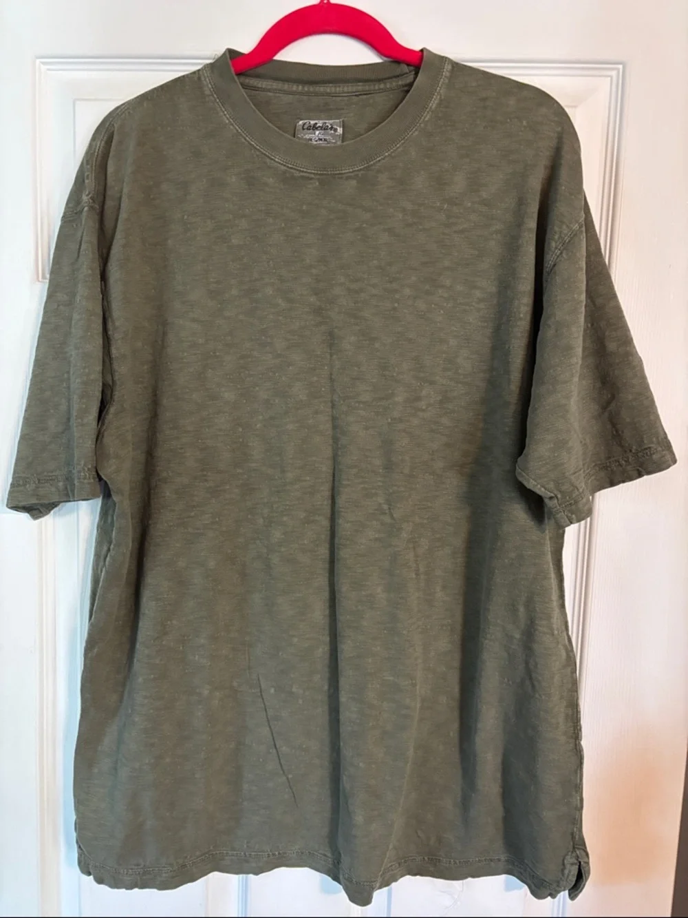 Cabela’s Men's Olive Green Crew Neck T-Shirt SZ L